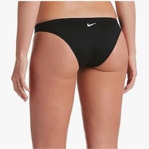 Nike Swim Bikini Black Bottom XL Logo Retails $44